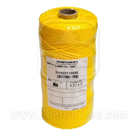 Samson Zing It 2.2mm Yellow Throwline Z22Y-180